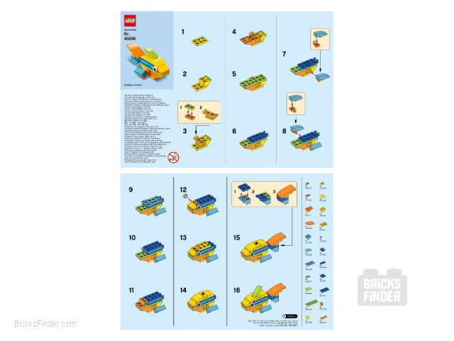 LEGO 40246 Rainbow Fish (Polybag) Box