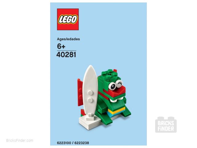 LEGO 40281 Surfer Dragon Box