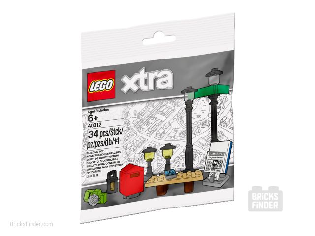 LEGO 40312 Streetlamps Box