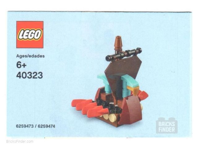 LEGO 40323 Viking Ship (Polybag) Image 1