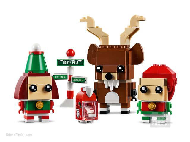 LEGO 40353 Reindeer, Elf and Elfie Image 2