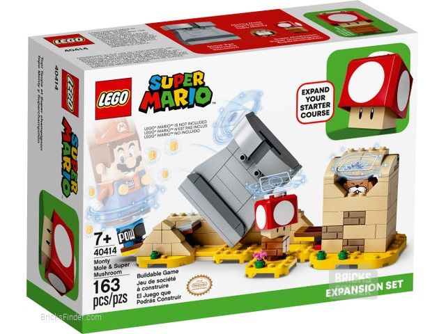 LEGO 40414 Monty Mole & Super Mushroom Box