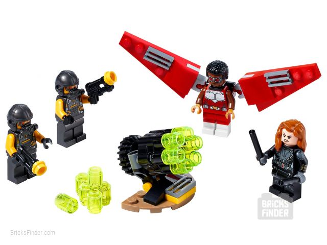 LEGO 40418 Falcon & Black Widow team up Box