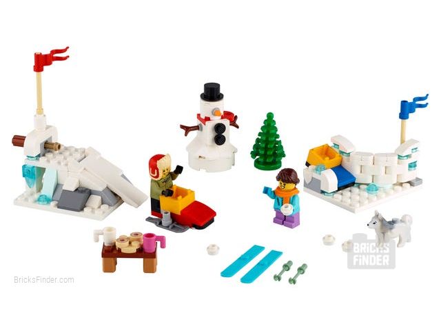 LEGO 40424 Winter Snowball Fight Image 1