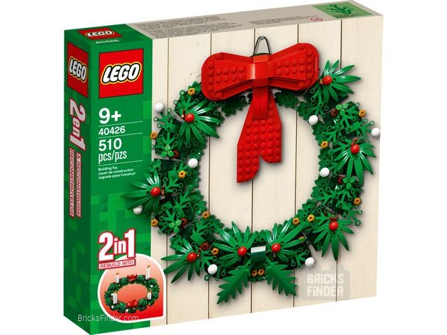 LEGO 40426 Christmas Wreath 2-in-1 Box