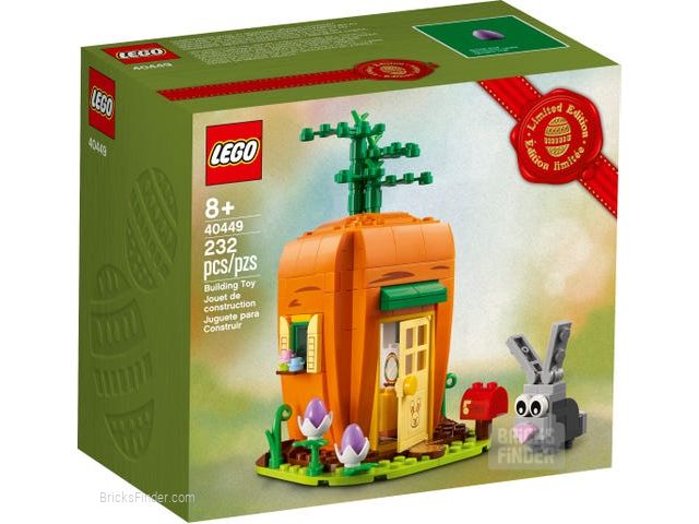 LEGO 40449 Easter Bunny's Carrot House Box
