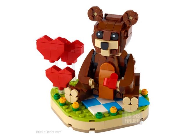 LEGO 40462 Valentine's Brown Bear Image 1