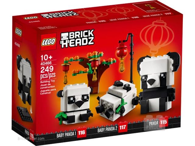 LEGO 40466 Chinese New Year Pandas Box