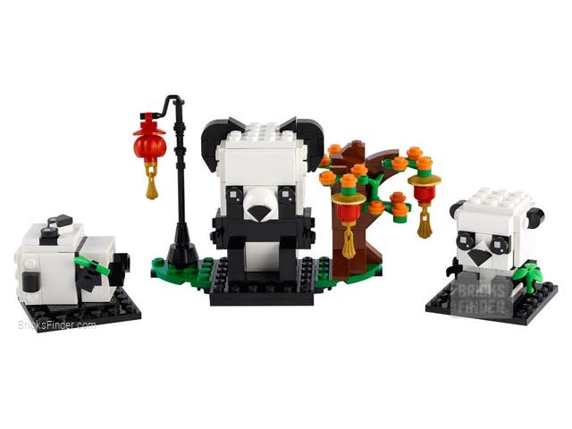 LEGO 40466 Chinese New Year Pandas Image 1
