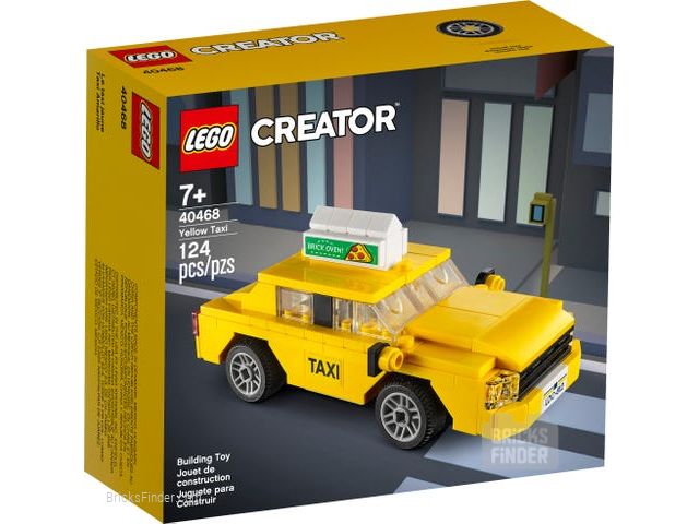 LEGO 40468 Yellow Taxi Box
