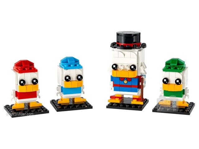 LEGO 40477 Scrooge McDuck, Huey, Dewey & Louie Image 1