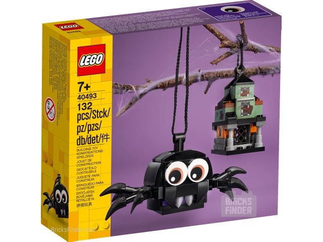 LEGO 40493 Spider & Haunted House Pack Box