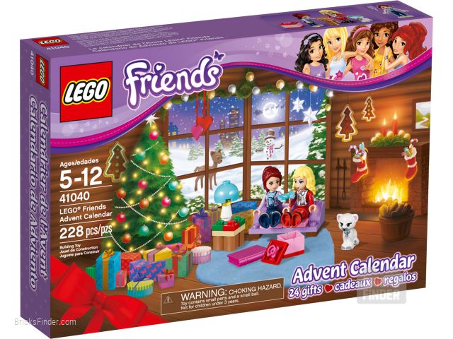 LEGO 41040 Friends Advent Calendar 2015 Box