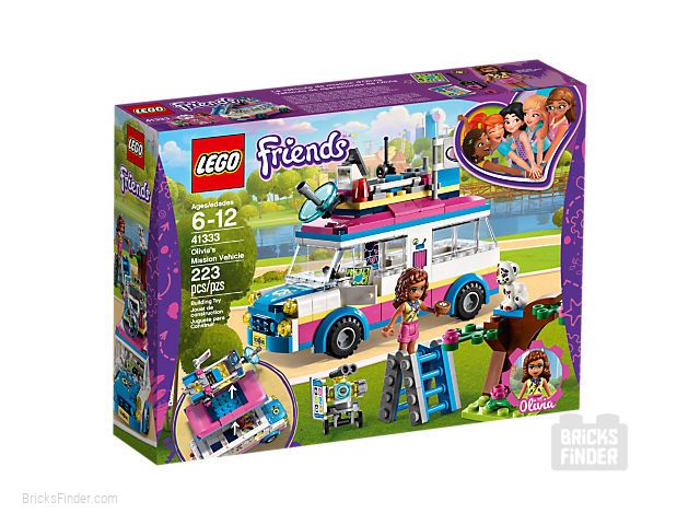 LEGO 41333 Olivia's Mission Vehicle Box