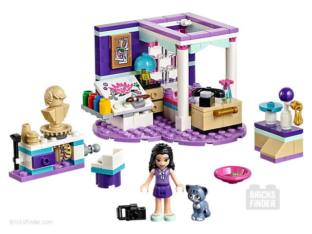LEGO 41342 Emma's Deluxe Bedroom Image 1