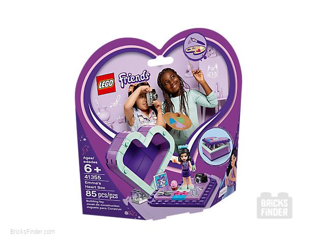 LEGO 41355 Emma's Heart Box Box