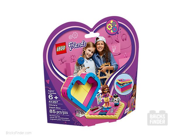 LEGO 41357 Olivia's Heart Box Box