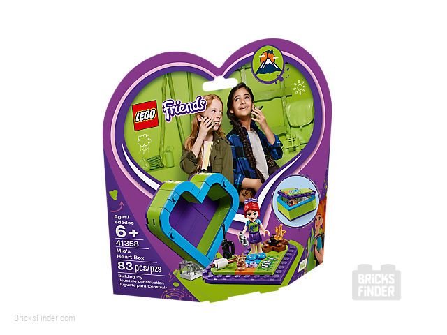 LEGO 41358 Mia's Heart Box Box