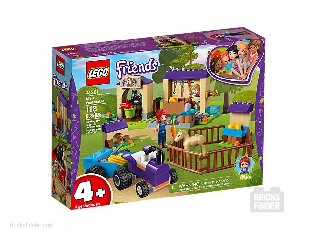 LEGO 41361 Mia's Foal Stable Box