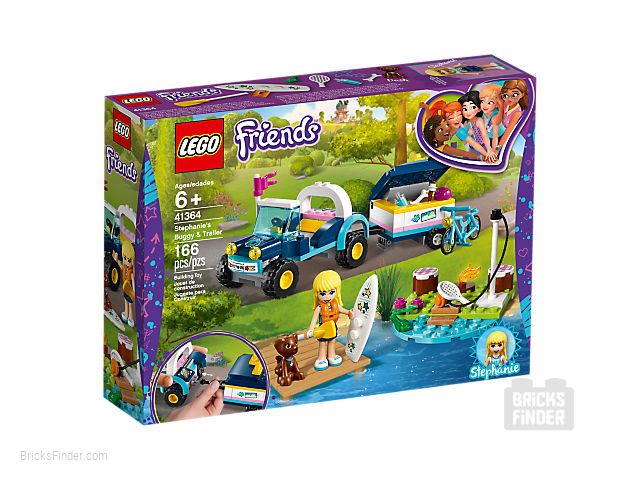 LEGO 41364 Stephanie's Buggy & Trailer Box