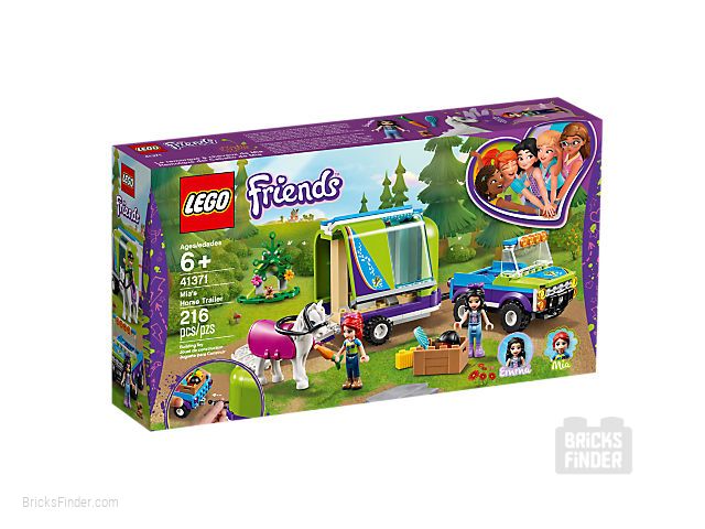 LEGO 41371 Mia's Horse Trailer Box