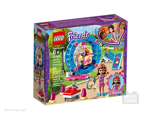 LEGO 41383 Olivia's Hamster Playground Box
