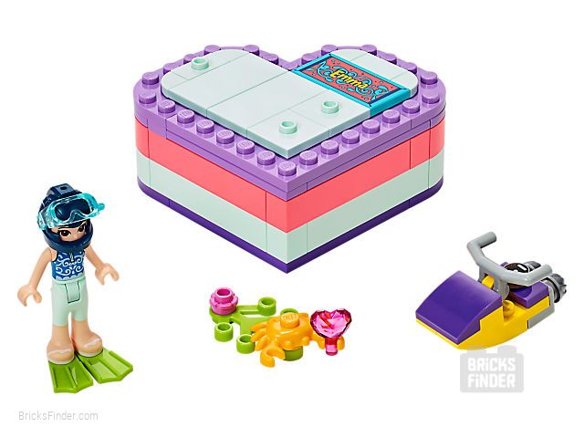 LEGO 41385 Emma's Summer Heart Box Image 1