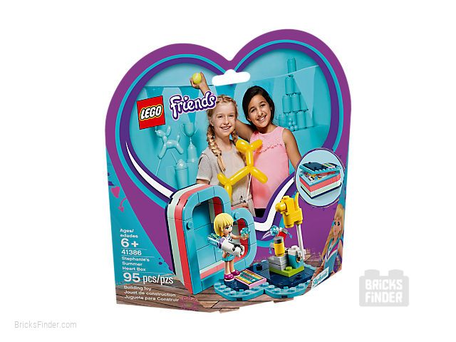 LEGO 41386 Stephanie's Summer Heart Box Box
