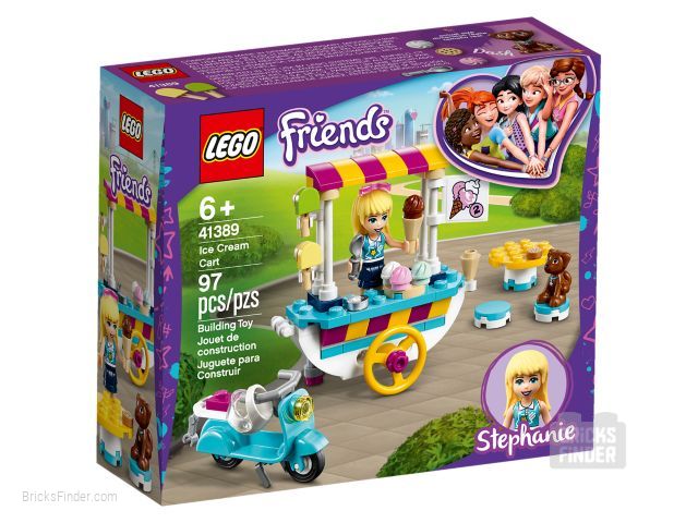 LEGO 41389 Stephanie's Mobile Ice Cream Cart Box