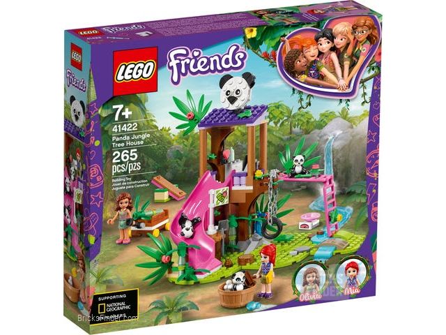 LEGO 41422 Panda Jungle Tree House Box