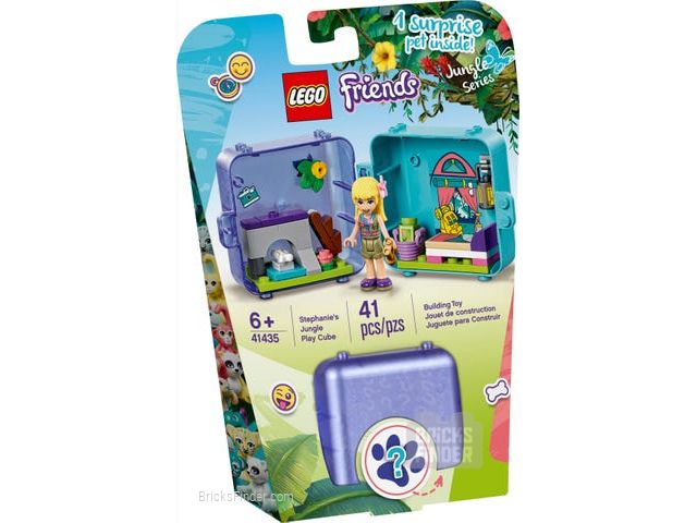 LEGO 41435 Stephanie's Jungle Play Cube Box