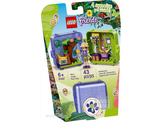 LEGO 41437 Mia's Jungle Play Cube Box