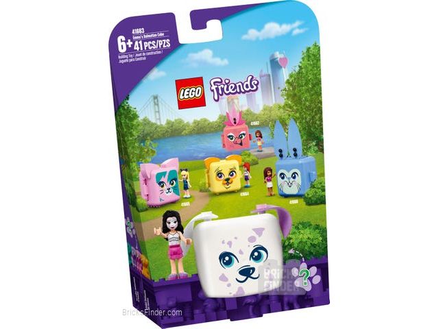 LEGO 41663 Emma's Dalmatian Cube Box