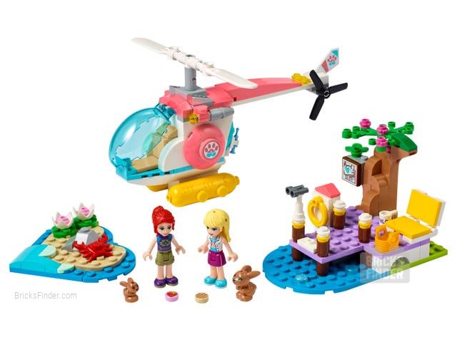 LEGO 41692 Vet Clinic Rescue Helicopter Image 1