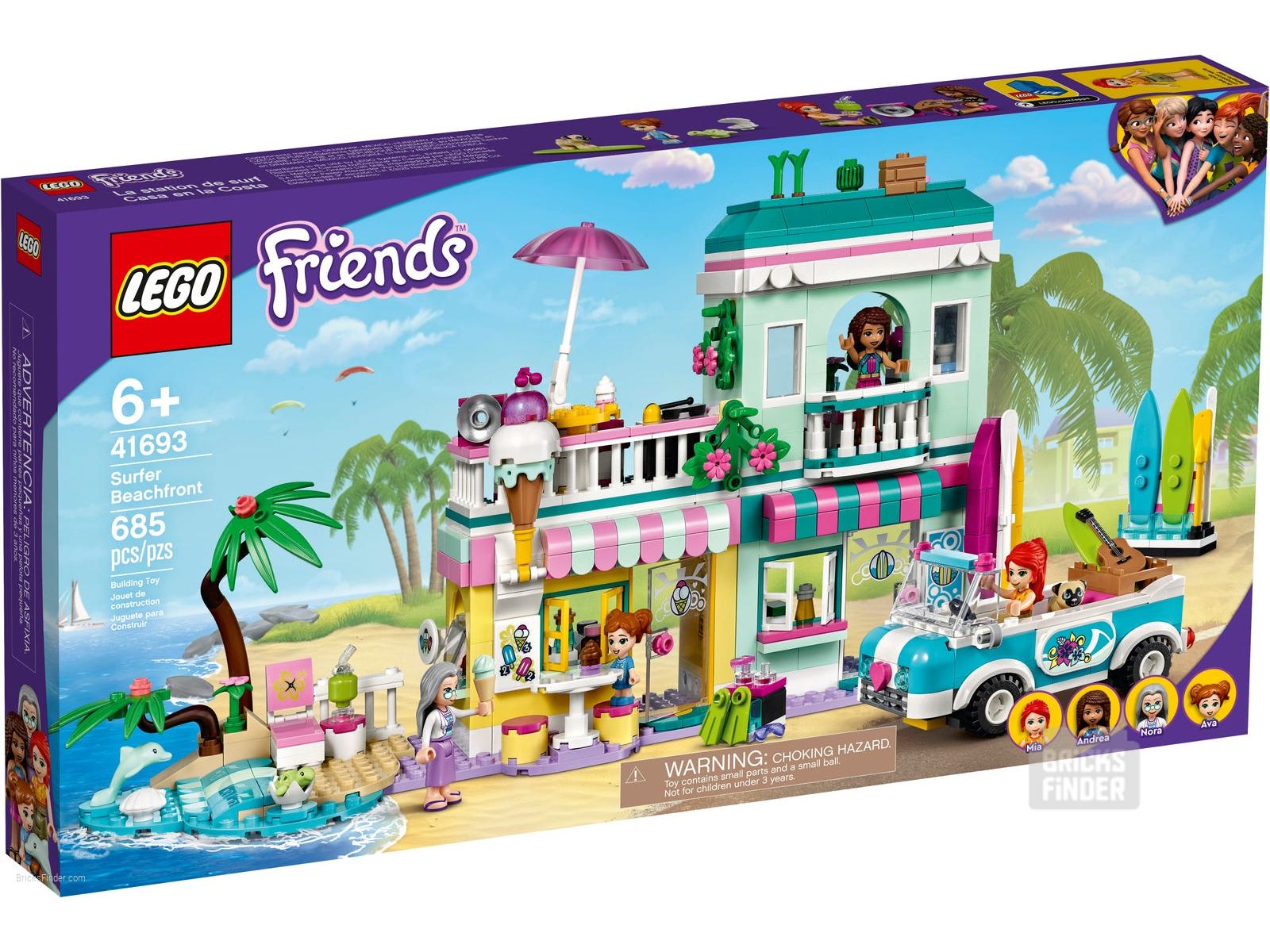 LEGO 41693 Серферский дом на берегу (Friends) | BricksFinder.com - Поиск  лучших цен на конструкторы LEGO® в Беларуси