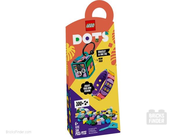 LEGO 41945 Neon Tiger Bracelet & Bag Tag Box