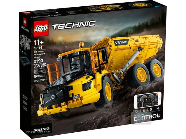 LEGO 42114 6x6 Volvo Articulated Hauler Box
