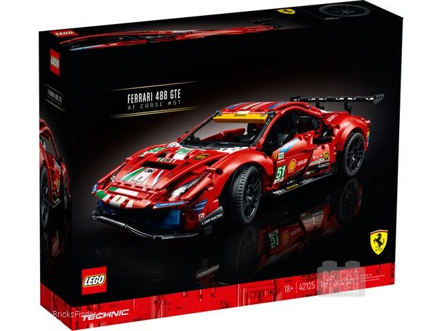 LEGO 42125 Ferrari 488 GTE “AF Corse #51” Box