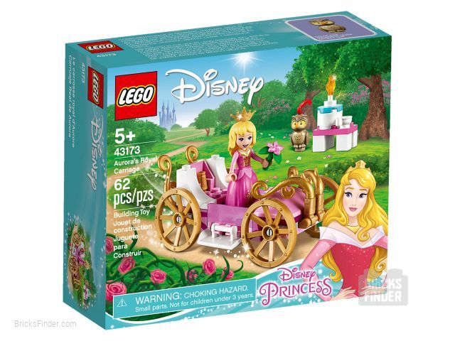 LEGO 43173 Aurora's Royal Carriage Box