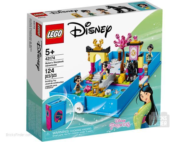 LEGO 43174 Mulan's Storybook Adventures Box