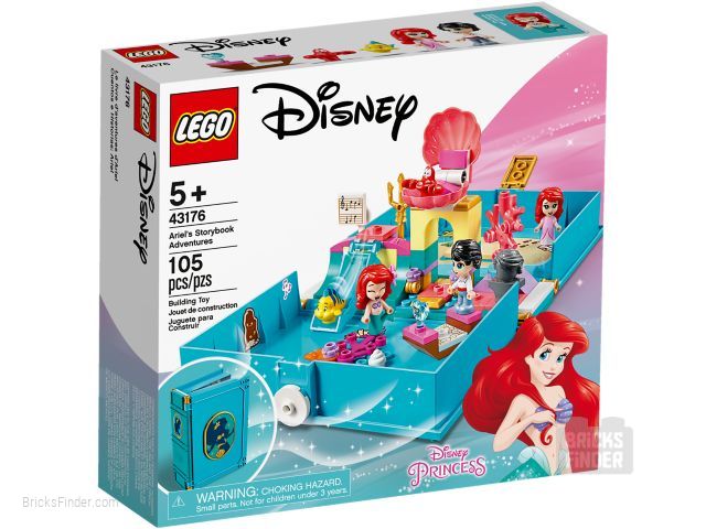 LEGO 43176 Ariel's Storybook Adventures Box