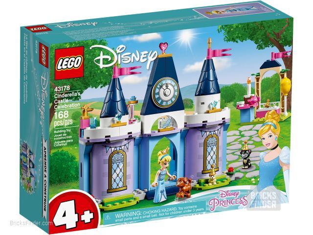 LEGO 43178 Cinderella's Castle Celebration Box