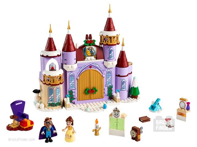 LEGO 43180 Belle's Castle Winter Celebration Image 1
