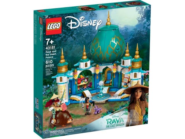 LEGO 43181 Raya and the Heart Palace Box