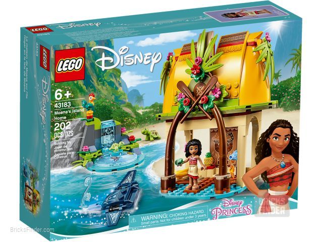 LEGO 43183 Moana's Island Home Box