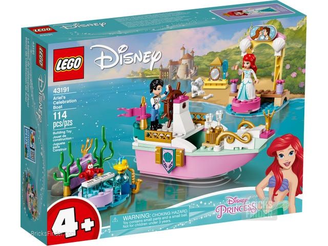 LEGO 43191 Ariel's Celebration Boat Box