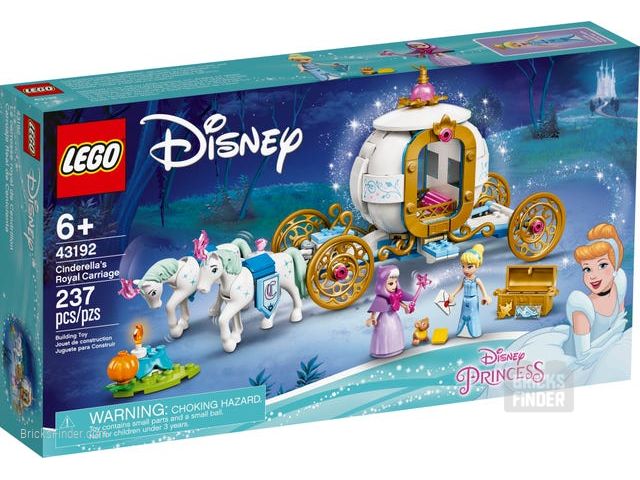 LEGO 43192 Cinderella’s Royal Carriage Box