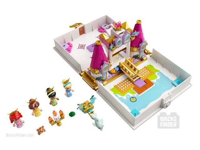 LEGO 43193 Ariel, Belle, Cinderella and Tiana's Storybook Adventures Image 1