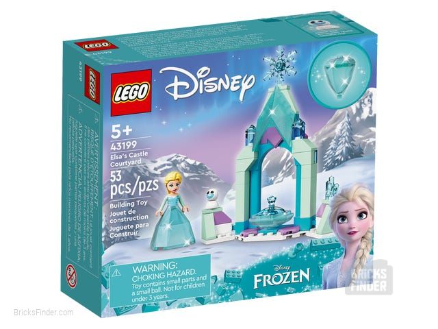 LEGO 43199 Elsa’s Castle Courtyard Box