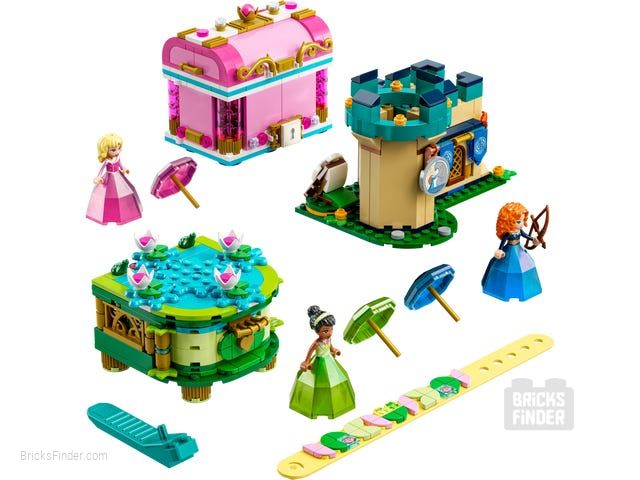 LEGO 43203 Aurora, Merida and Tiana’s Enchanted Creations Image 2